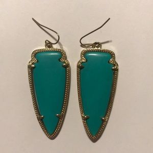Teal Kendra Scott earrings